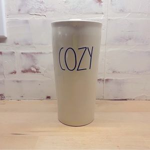 Rae Dunn COZY travel mug coffee tumbler